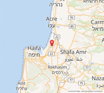 Map of Qiryat Motsqin, Haifa
