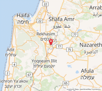 Map of Qiryat Tiv‘on, Haifa