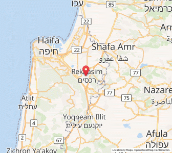 Map of Rekhasim, Haifa
