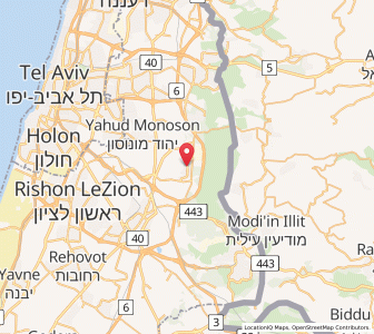 Map of Shoham, Central District