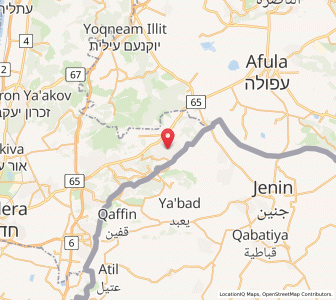 Map of Umm el Faḥm, Haifa