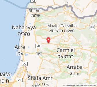 Map of Yirkā, Northern District