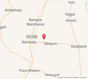 Map of Abdalpur, Uttar Pradesh