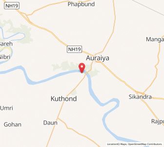 Map of Abdullapur Mustaqil, Uttar Pradesh