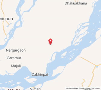 Map of Abhaipur, Assam