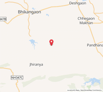 Map of Abhapuri, Madhya Pradesh