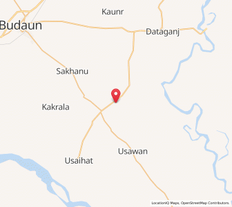 Map of Abhgaon, Uttar Pradesh