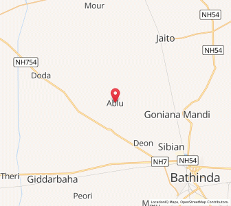 Map of Ablu, Punjab