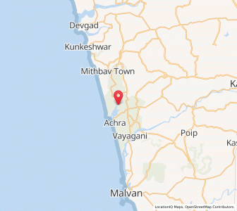 Map of Achra, Maharashtra