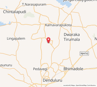 Map of Adamilli, Andhra Pradesh