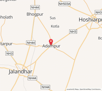 Map of Adampur, Andhra Pradesh