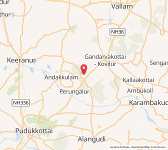 Map of Adanakkottai, Tamil Nadu