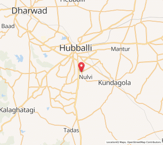 Map of Adargunchi, Karnataka