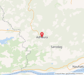 Map of Adhaura, Uttar Pradesh