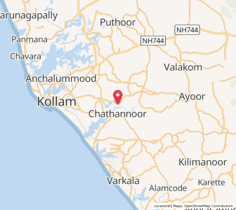 Map of Adichanallur, Kerala