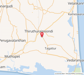 Map of Adirangam, Tamil Nadu