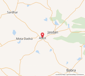Map of Adkot, Gujarat