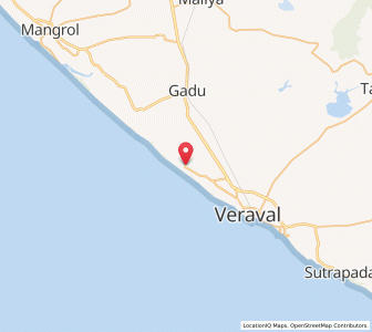 Map of Adri, Gujarat