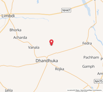 Map of Adwal, Gujarat