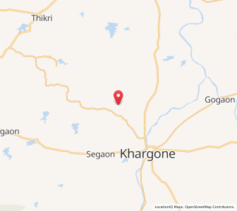 Map of Agaon, Madhya Pradesh