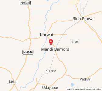 Map of Agasod, Madhya Pradesh