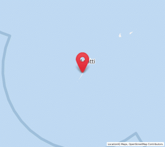 Map of Agatti, Laccadives