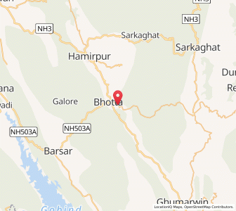 Map of Aghar, Himachal Pradesh