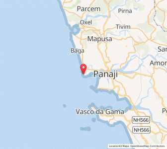 Map of Aguada, Goa
