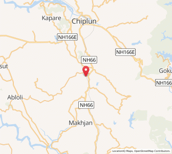 Map of Agva, Maharashtra
