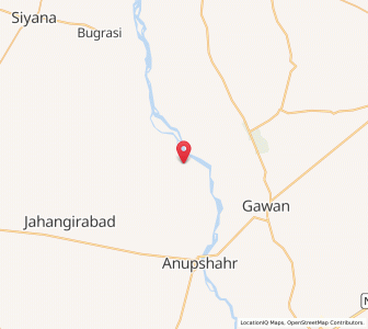 Map of Ahar, Uttar Pradesh
