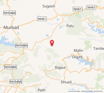 Map of Ahupe, Maharashtra