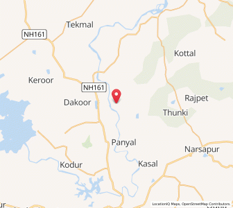 Map of Aiiamari, Andhra Pradesh