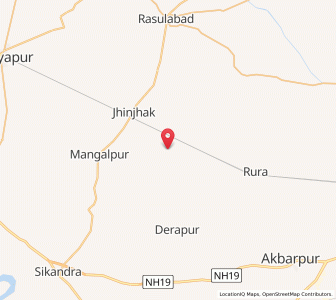 Map of Aikaru, Uttar Pradesh