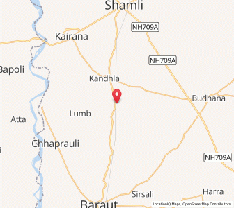 Map of Ailam, Uttar Pradesh