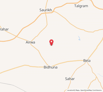 Map of Airahu, Uttar Pradesh