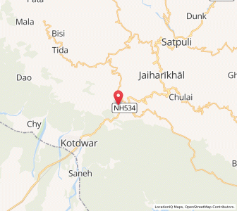 Map of Aita, Uttarakhand