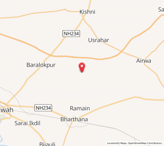 Map of Aiwranpura, Uttar Pradesh