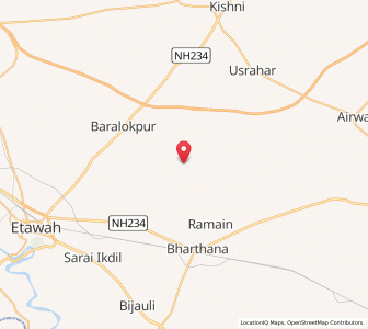 Map of Ajab ka Nagla, Uttar Pradesh