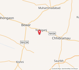 Map of Ajabpur, Uttar Pradesh