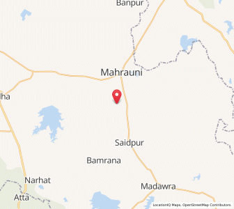 Map of Ajan, Uttar Pradesh