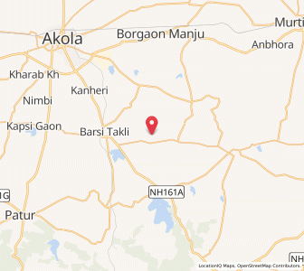 Map of Ajani Khurd, Maharashtra