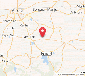 Map of Ajani Khurd, Maharashtra