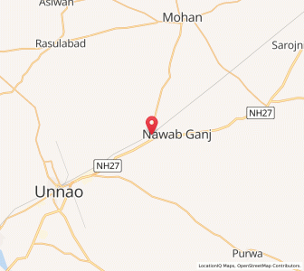 Map of Ajgain, Uttar Pradesh