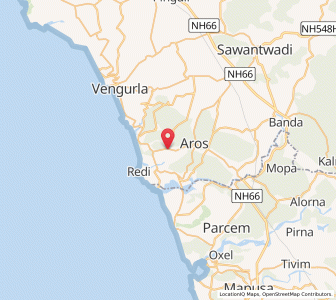 Map of Ajgaon, Goa