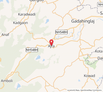 Map of Ajra, Maharashtra