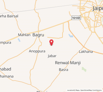 Map of Ajrajpura, Rajasthan
