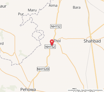 Map of Ajrawar, Haryana
