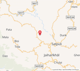 Map of Akhori, Uttarakhand