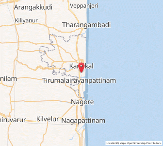 Map of Akkaraivadi, Puducherry