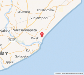 Map of Akkivaram, Andhra Pradesh